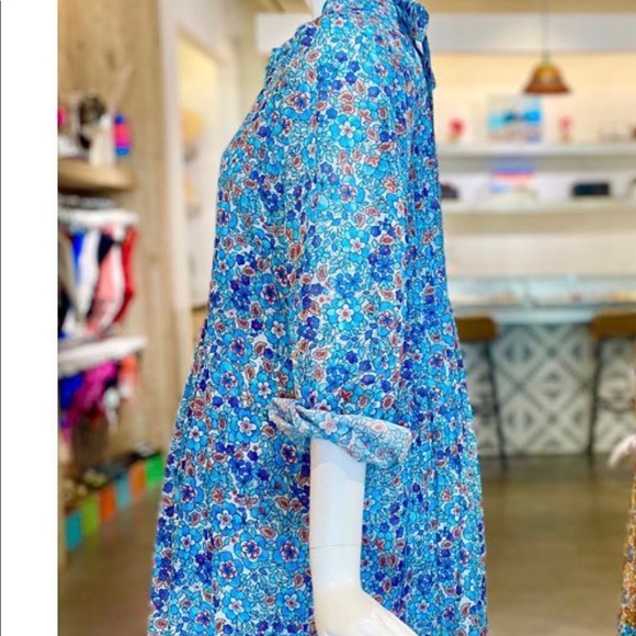 Warm NY June Liberty Fabric Floral Dress - Picture 10 of 11